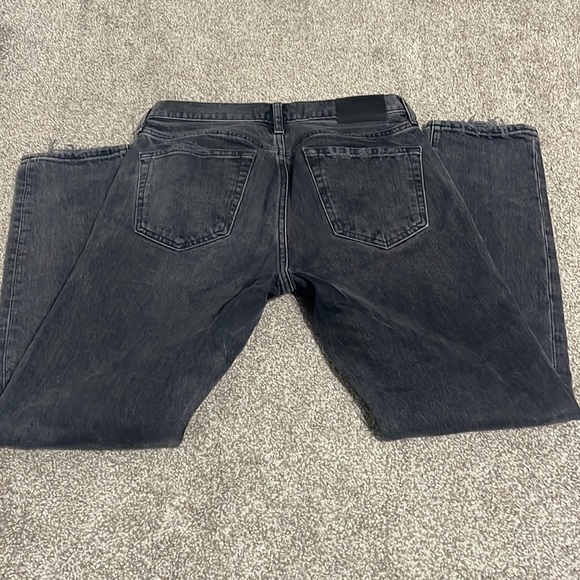 Abercrombie Mens Vintage Stretch Jeans Black Denim - Picture 2 of 4